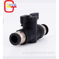 Plastic BUC Quick Joint Hand Valve Pneumatic Fittings